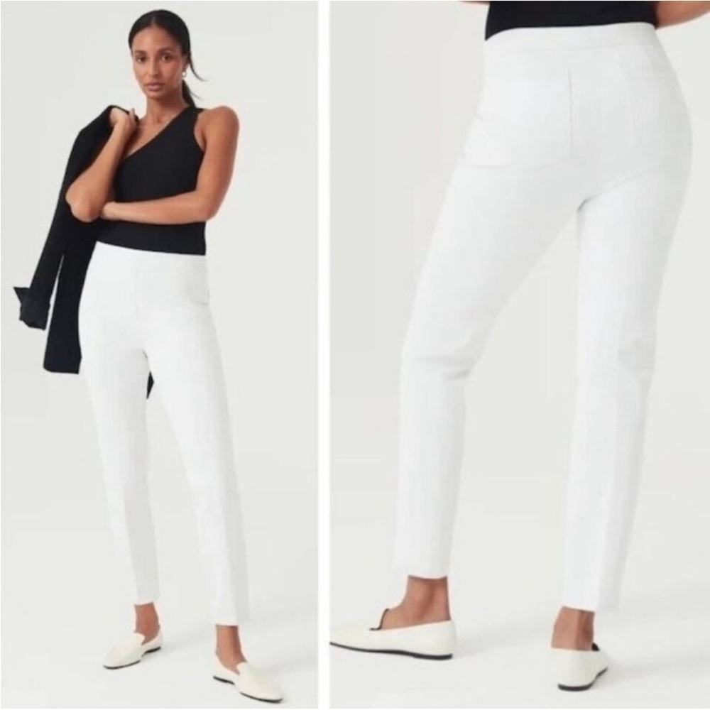 SPANX white pull on jegging size medium